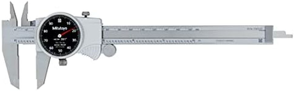 Mitutoyo 505-742-56J 0-6 Inch, .001 Inch Dial Caliper, .1 Inch/Revolution, Black Face