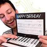 Interactive Piano Birthday Card - P
