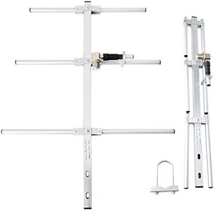 TWAYRDIO Foldable Ham Radio Yagi Antenna UHF 400-470Mhz Long Range 7dBi Signal Booster GMRS Directional Yagi for Repeater System,HT,Fm Scanner,433mhz Device
