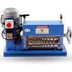 Electric Wire Stripping Machine 370W Automatic Electric Wire Stripper Machine 11 Channels 10 High-Speed Steel Blades 1.5mm-38mm Cable Stripper Portable Powered Wire Stripper Machine Copper Recycle