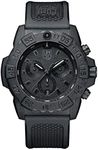 Luminox Navy Seal Chronograph Blackout XS.3581.BO Mens Watch 45mm - Military Watch in Black Date Function Chronograph 200m Water Resistant