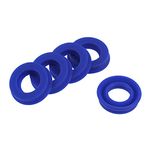 uxcell UHS Radial Shaft Seal 11.2mm ID x 19.2mm OD x 5mm Width PU Oil Seal, Blue Pack of 5