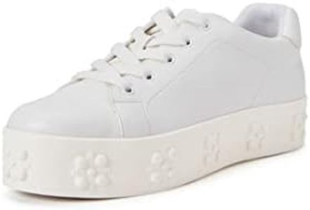 Katy Perry Women's The Florral Sneaker, Optical White, 9