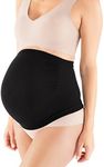 Belly Bandit Belly Boost Pregnancy Support Band - Comfortable & Discreet Grow-with-You Pregnancy Belly Band with Ultra-Soft & Breathable Knit, Black, Small