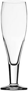 Stölzle Lausitz Milano Beer Glasses – 6x 13 oz Crystal Glasses for Pilsner & Lager – Elegant Drinking Glass Set – Dishwasher Safe – Premium German Quality – Ideal for Helles & Craft Beer