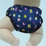 POLKA TOTS Reusable & Washable Swim Diaper, Leak proof & Adjustable kids Swimsuit and Swimming Costume for Toddlers infant Baby boys and girls (Mix, 2-12 Months)