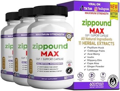 GREENVIFY Zippound MAX GLP-1 Support Capsules, Maximum Strength, All Natural Ingredients, 60 Capsules, 30-Day Supply (3)
