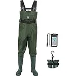 TIDEWE Bootfoot Chest Wader, 2-Ply 