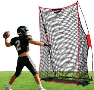 Football Throwing Field Goal Kicking Net for Quarterbacks Portable Football Practice Catching Goal Punting Pitching Nets for Throwing Football Quarterback Accuracy Throwing Passing Training Target Net