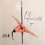 LUPIT POLE Premium Flying Pole - 45mm - 360° Rotating Aerial Dancing Pole - Portable Dance Pole Great for Home, Pole Dance Studio & Pole Fitness - Rubber Coated - Black (2970mm)