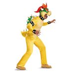 DISGUISE DIS85174C Super Mario Bowser Costume Deluxe Nintendo, Mens, Cartoon, Yellow, XX-Large