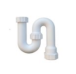 Premium S Trap 32mm (1.1/4'') Sink Waste Pipe Trap, BS EN 274-1:2002 Compliant Basin Trap, Ideal for Effective Kitchen Sink Trap Solutions or Basin Trap