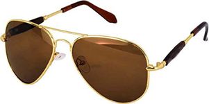 Metal Frame , U V Protected Aviator Sunglasses for Men & Women ,Boys & Girls