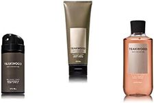 Bath Body Works Teakwood Spray, Cream and Body Wash