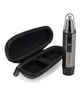 ToiletTree Products Water Resistant Heavy Duty Steel Nose Trimmer with LED Light and Travel Case