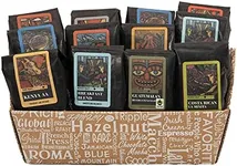 Coffee Beanery Classic Selection Coffee Gift Basket - (12) 100% Specialty Arabica Coffee Blends and Single Origin Samplers