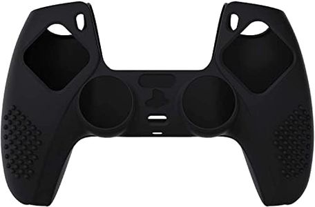 TAVICE - 3D Studded Edition Anti-Slip Silicone Case Cover for PS5 Controller, Rubber Skin for PS5 Wireless Controller - Black