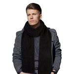 Chalier Fashion Scarf for Women Mens Scarf Winter Warm Scarf Neck Soft Knitted Mens Scarves Winter Scarf