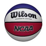 Wilson NCAA Replica Basketball - Size 7-29.5", Red/White/Blue