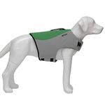 Dog Life Jacket, Sport Style Dog Float Coat with Excellent Buoyancy, Stylish Dog Swimming Safety Vest with Rescue Handle for Small Medium Large Dogs Green XL