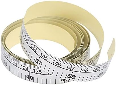 Adhesive Measuring Tape, Double Scale Sewing Measuring Flexible Ruler, 150cm Long, Marked with Inches and Metric Scales