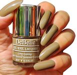 DeBelle Creme Finish Gel Nail Polish Daisy Dune (Deep Taupe), 8 Ml-Enriched With Natural Seaweed Extract, Cruelty Free, Toxic Free