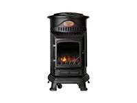 Calor Provence 3kw Portable Flueless Gas Stove Heater (Matt Black)