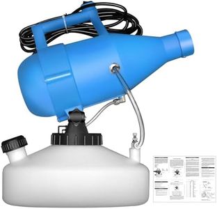 ZFULVO 4.5L(1.2Gallon) Portable Electric ULV Fogger Sprayer, 26-32ft Spraying Distance Atomizer Mist Rate 150-260ml/min Cold Fogger Machine, for Home,Hotel,Church,School,Lawn,Yard,Garden