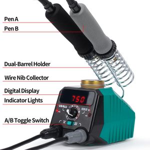 YIHUA 939D-VI Dual Pen Wood Burning Kit – Adjustable Pyrography Tool