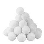 Christmas Fake Snowball, 50 Pack Parent-Child Interaction Snowball Fights, 2 Inch Christmas Winter Holiday Realistic Fake Snow Toys for Indoor and Outdoor Snow Fight Christmas Tree Decorations