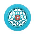 CORE Hex Stunt Scooter Wheel 110mm ABEC 9 Bearings (Replacement Pro Scooter Wheels) - Mint Blue