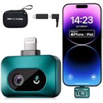 TS1 Thermal Camera for iPhone, Thermal Imaging Camera 512x384 Super Resolution, Infrared Thermal Camera, 25Hz Refresh Rate, -4°F to 1022°F Temp, Compatible with iPhone & iPad (Green)