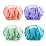 AmazerBath Shower Caps for Women Re