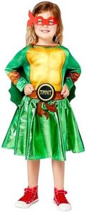 Amscan Mutant Ninja Turtles Teenage Costume for Girls 8-10 Years Kid's