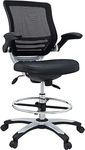 Modway Edge Drafting Chair In Black