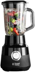 Russell Hobbs RHBL5BLK, Desire Jug Blender, 1.5L Glass Jug, Stainless Steel Blades, Matte Black