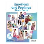 Really Good Stuff Emotions and Feelings Photo Cards-Set of 10 - Help Kids Identify Feelings, Discuss Emotions, and Develop Social Skills