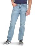 Wrangler Authentics Men's Classic 5-Pocket Regular Fit Flex Jean, Stonewash Flex, 34W x 28L