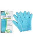 NatraCure Moisturizing Gel Gloves - (For dry hands dry skin dry cuticles eczema) - Colors: Aqua or Lavender