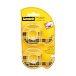 Scotch Tape Double Sided Tape, 12.7mm Wide x 10M, 2 Rolls in Dispenser