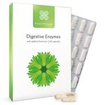 Healthspan Digestive Enzymes | 60 Capsules | Amylase | Lactase | Lipase | Protease | Added Chromium | Aids Digestion | Vegan