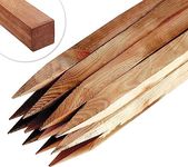 Wooden Garden Stakes 10 Pack, 75cm/