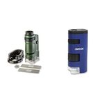 Carson MicroBrite 20x-40x Zoom LED Lighted Pocket Microscope (MM-24) & Carson Pocket Micro 20x-60x LED Lighted Zoom Field Microscope with Aspheric Lens System (MM-450)