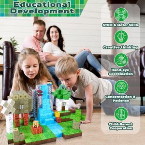 ToyUnited Magnetic Building Blocks Set, 100 Pieces – Educational Toy