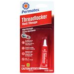 Permatex 26207 Red High Strength 262 Threadlocker, 6mL