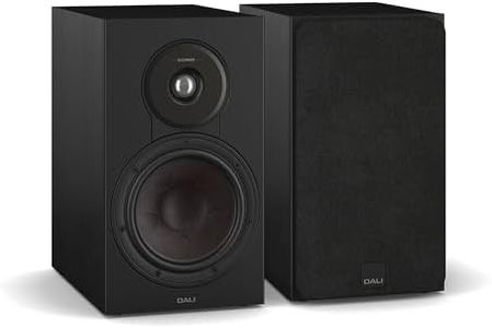 DALI SONIK 3 Premium Passive Hi-Fi Bookshelf Speakers, 2-Way Design with 7″ Woofer & 1.1″ Soft Dome Tweeter, Black Ash (Pair)
