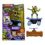 Teenage Mutant Ninja Turtles 71034 Leonardo Mutant Mayhem Action Figure TMNT Half Pipe RC Gifts & Toys 5+, Green & Blue, 16.5cm