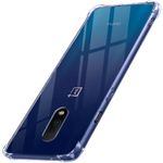 TheGiftKart Crystal Clear Back Cover Case for Oneplus 6T / Oneplus 7 | 360 Degree Protection | Shock Proof Design | Transparent Back Case for Oneplus 6T / Oneplus 7 (PC & TPU, Transparent Bumper)