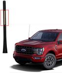 ZHPTAM 7 inches Flexible Rubber Antenna ＿ Compatible with Ford Dodge RAM Full-Size Pickup Trucks 2009-2021 F-150 Raptor,RAM 1500＿ Durable Car Radio Replacement Antenna Mast