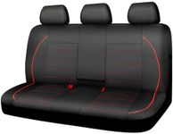 CAR PASS Leather Back Seat Cover,Pi